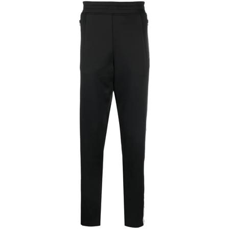 Moschino, Printed logo jogging pants Czarny, Mężczyzna, Rozmiar: XS