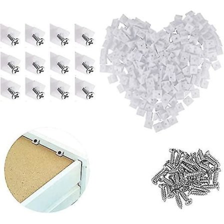 Paketti 200 Takaseinäliitäntää, Tukijalkaa, Stabilointia, Laatikon Pohjaa