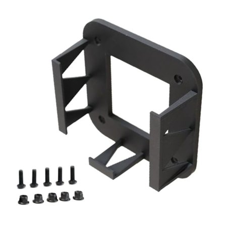 Metallinen teline pöydän alle minitietokoneen pidikkeelle, työpöydän organisointiteline