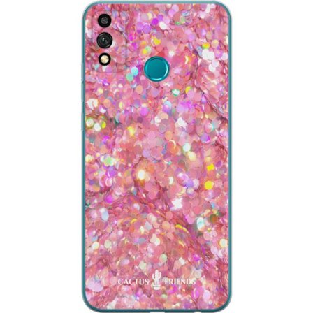 Yhteensopiva Puhelinkuori Honor Honor 9X Lite Cactus and Friends – PinkGlitter