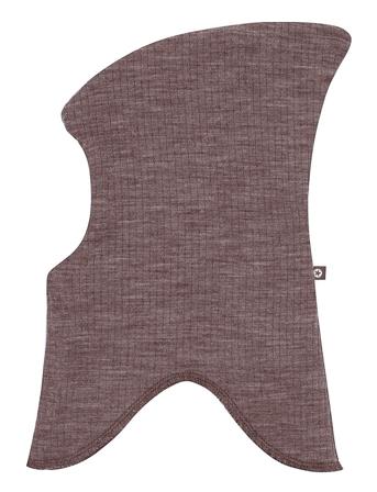Balaclava, 2 Layers, Rose Brown Drop Needle, Merino Wool, 92/98 Brown Smallstuff
