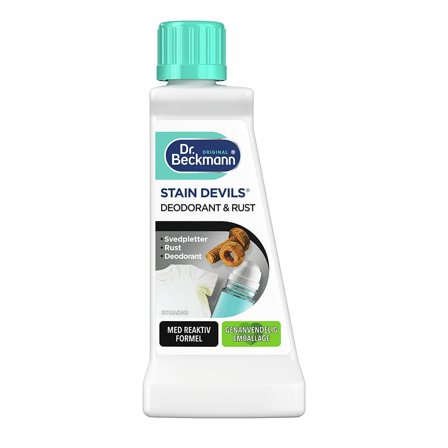 Dr. Beckmann Stain Devils Pletfjerner Deodorant & Rust 50 ml, Tøj & Bolig, Husholdning, Pletfjerning