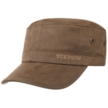 Stetson Army Cap Co/Pes Men caps Brown 61/XL