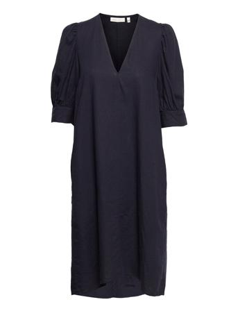 Kikoiw Yanca Dress Knelang Kjole Navy InWear