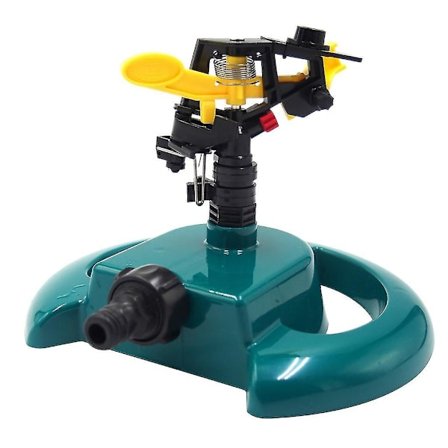 Roterande impulssprinkler Trädgård Gräsplan Vattenspridningssystem Vattenslang Spray