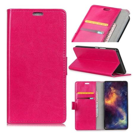 Samsung Galaxy S10 - Crazy Horse Plånboksfodral - Rosa Pink Rosa