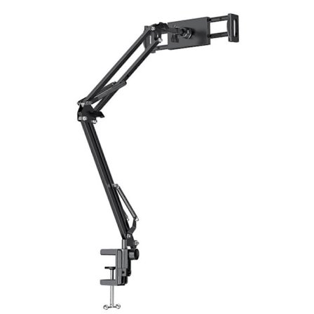 Kraftigt skrivbordsfäste för telefon för läsning Ergonomisk design Telefonklämma för videoinspelning Onlinekurser