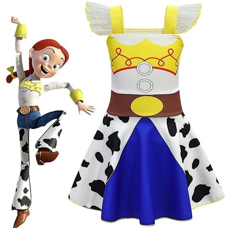Toy Storyn Jessie - Lasten tyttöjen roolipeliasu, juhla-asu