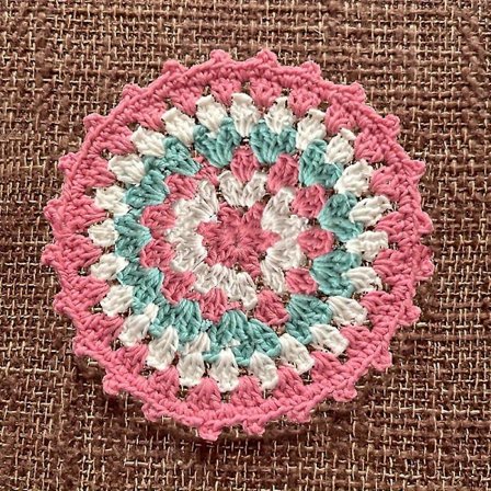 Eleganta handgjorda virkade underlägg - Mångsidig bordsdekoration, perfekt present för alla tillfällen (rosa)