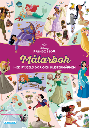 KÄRNAN MÅLARBOK PRINSESSOR Skapa & pyssla Unisex ONESIZE