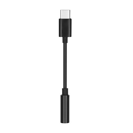 Adapter HF/audio USB-C - Jack 3.5mm Svart