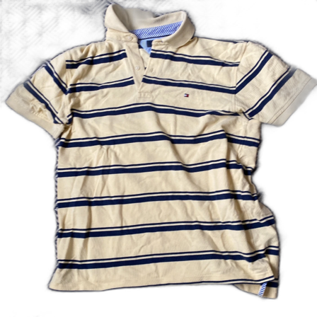 Gul tommyhilfiger pique tröja