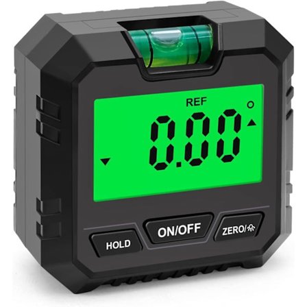 2025 Siste Modell Digital Vinkelmåler Magnetisk LCD Digitalt Vater, Horisontal Boble Magnetisk Vinkelfinner, Digitalt Elektronisk Vater