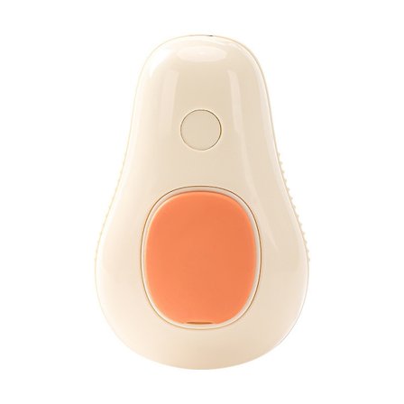 Elektrisk en-knap opladning kæledyrs spray massage kam avocado gul