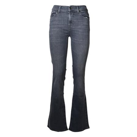 7 For All Mankind, Flared Jeans Grijs, Dames, Maat:W29
