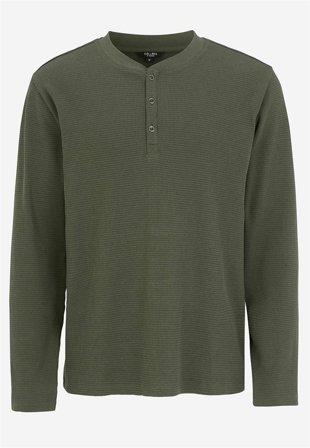 Cellbes of Sweden - Langermet genser i mørk grønn for menn i størrelse XXL