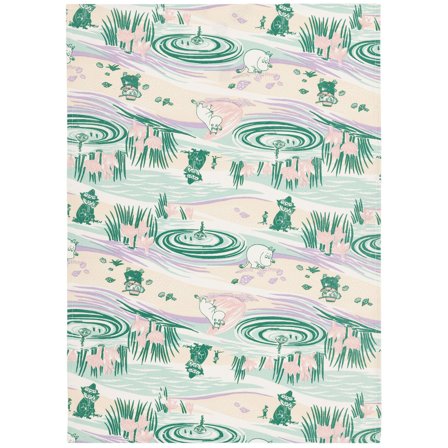 Arabia Muumi Rantapäivä keittiöpyyhe 50x70 cm