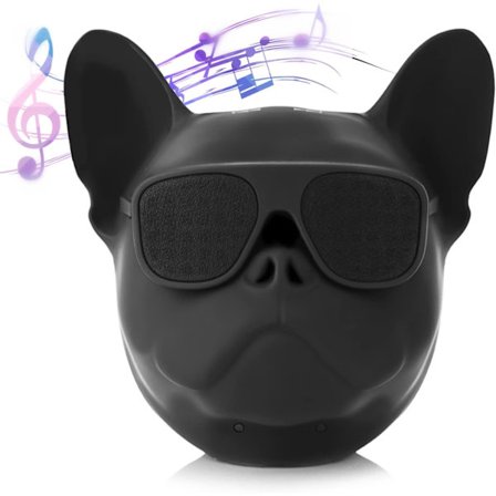 Hundformad Kreativ Högtalare, Portabel Hundformad Stereo Ljud Musikspelare Bluetooth Trådlös Högtalare Fransk Bulldog Gåvor