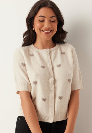 VERO MODA-Vmdoffy Intarsia 2/4 O-NCK CAR-S