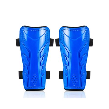 Fotball/Fotball knebeskyttelse/støtte, sports knebeskyttelseutstyr, blå S