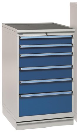 Treston 61307009 Laatikosto tyyppi 70/110-9, laatikko 2x50, 3x75, 2x100, 3x125, Autotallin sisustus & säilytys