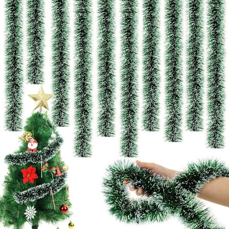 5-pack 2 m Julgirlang Snögirlang Klassisk Twistgirlang Glänsande