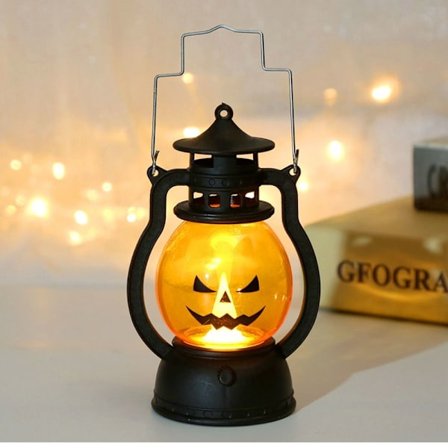 Halloween pumpalykta LED-ljus 3 3