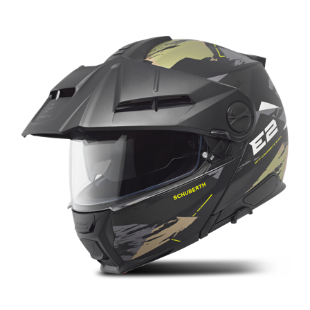Schuberth E2 Öppningsbar Hjälm Trail Grön L