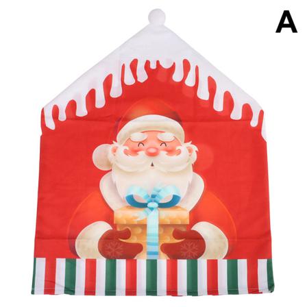 Christmas Series Cover Dubbelsidigt Printed Stolrygg Di