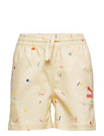 Puma X Tiny Aop Woven Shorts Yellow PUMA