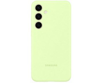 Samsung-S24+ Silicone Case Light Green-Mykt og beskyttende silikondeksel for Galaxy S24+-Telecom accessories-Mobildeksler og lommebøker