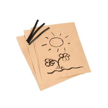 Kolteckningspapper 25x32 cm 500 ark - Lyreco - Skola och förskola - Hobbypapper - Specialpapper