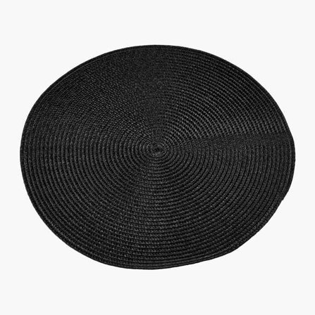 Bordstablett Ø 38 cm svart - Biltema