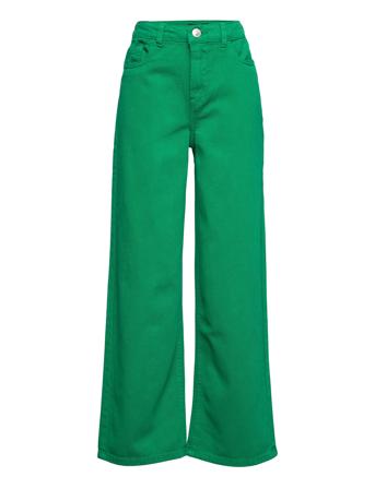 Nlfrolizza Twi Hw Wide Pant Green LMTD