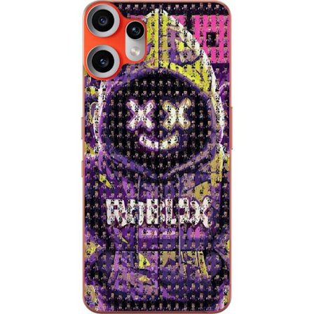 Kompatibelt Mobilskal till Nothing Nothing CMF Phone 2 Pro Roblox huvtröja designad med hundratals små Roblox-figurer, kreativ mosaikdesign i lila o