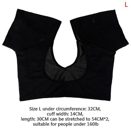 Sporter-liivi Top kainalon hikipaita hiki suoja imeytyvä kainalon auto(L, musta)