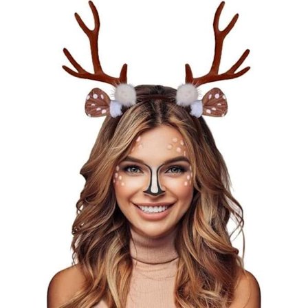 Renpannband - Jul - Håraccessoar - Lättvikt - Hög kvalitet - Universal