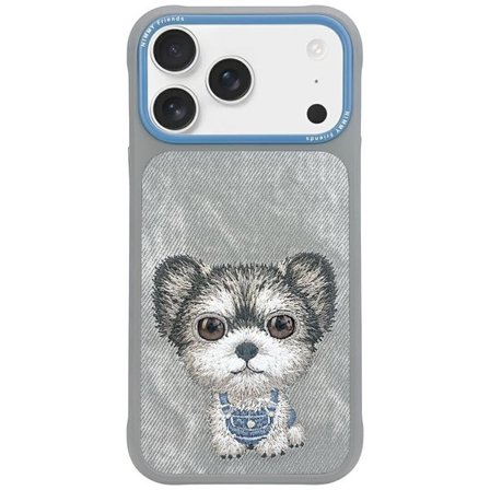 Nimmy Big Eyed Pet 2.0 Hundeveske for iPhone 17 Pro Max - Grå