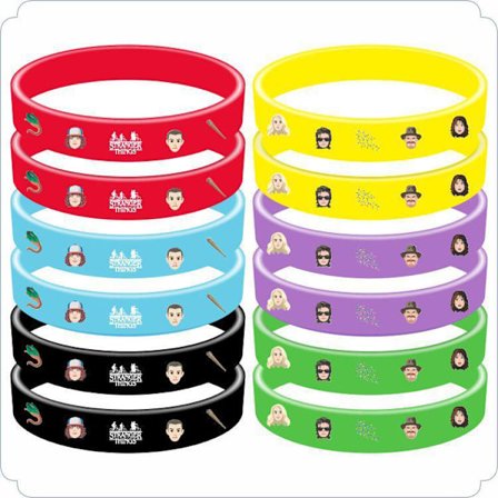 12 stk. Stranger Things Armbånd Festartikler Godteposefyld