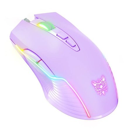 ONIKUMA RGB kablet gaming-mus CW905 Lilla
