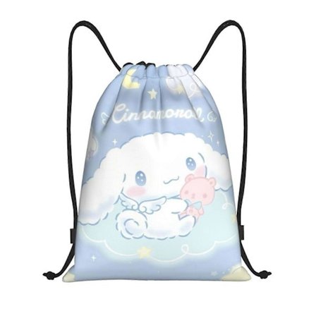 Cinnamoroll (7) Kiristysnyörilaukku Opiskelijatasku Poika Tyttö Reppu Säilytys-ML2207[HK] S S