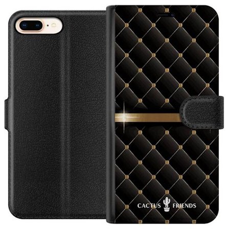 Kompatibelt Lommeboketui til Apple Apple iPhone 7 Plus Cactus and Friends – NightQuilt