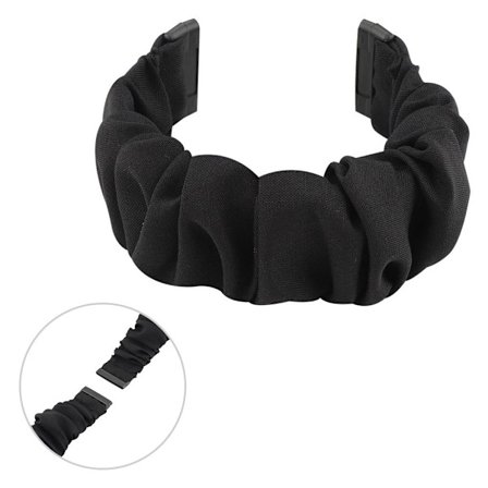 Hair band motif klockarmband för Fitbit Versa 3 - svart