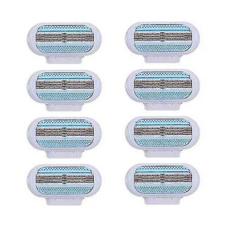 16 X Ekstra Glatte Barberblad Damebarberblad Til Barberblader 8stk