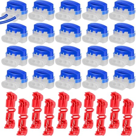 30 st Robotgräsklippare Kabelkontakter, Vattentät Elektrisk Kontakt Fylld med Harts med Terminalkontakter kompatibla Förlängning eller Reparation