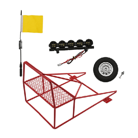 1/10 Fjärrkontroll Truck Back Cage Ram Plast Upgrade Part