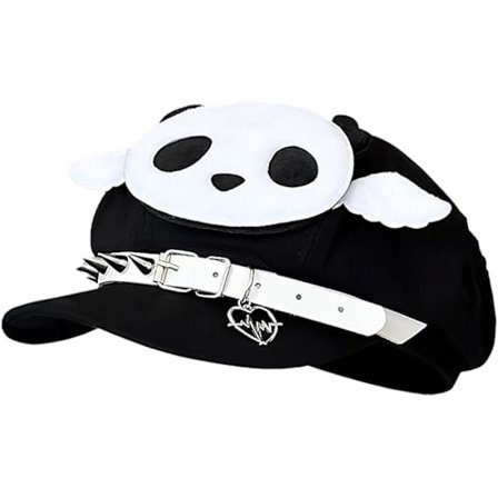 CAT KO Sööt Uutistenjakajan Lakit Naulapaperinjakajan Lakit Panda Berettit Hatti Merimies Fiddler Hatti Säädettävät Y2K Asusteet Naisille