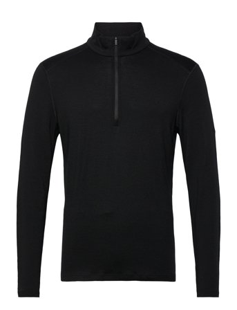 Icebreaker M 260 Tech Ls Half Zip - Black - XXL