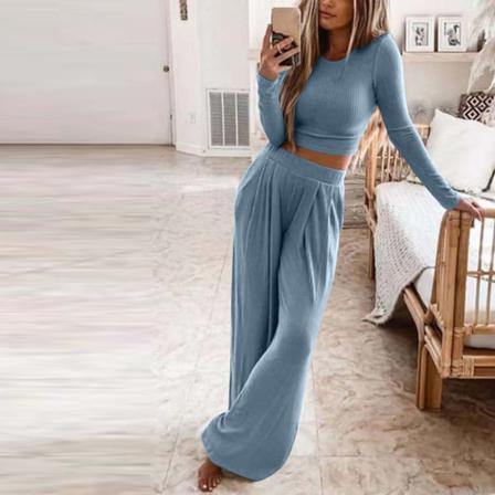 Solid Kvinnor Habwak House Dress Normal Sound Summits Two Pieces