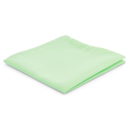 Pochette de costume vert menthe à l'eau pour hommes - Pochettes de costume de couleur unie